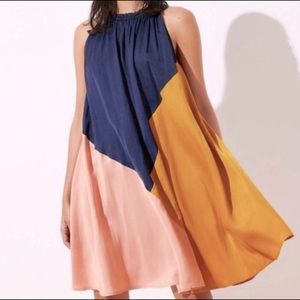 NWT Loft Swing Colorblock Dress